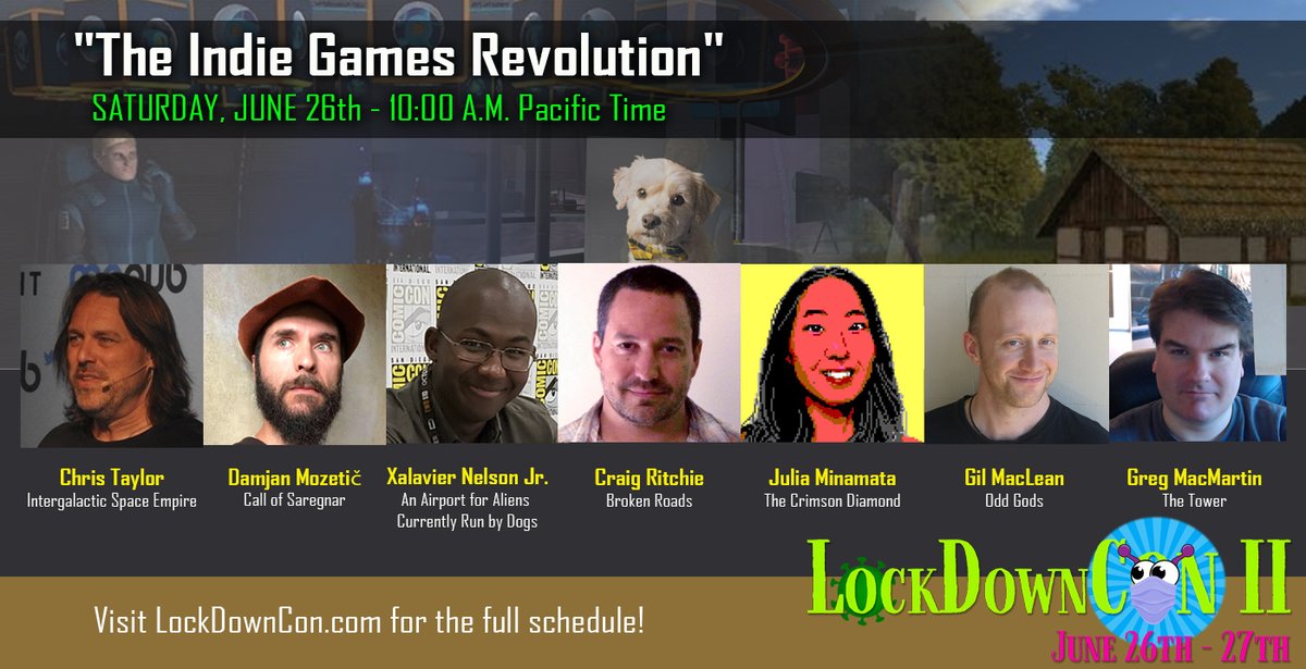 nealiios's tweet photo. Two days of geeky programming starting tomorrow @ 10 AM Pacific Time! #Games #GameDev #Fantasy #Writing #BlackWallStreet #StarTrek #NASA #Exploration #Robots #Podcasting #DigitalLizardsOfDoom https://t.co/QjbhIf5c8f