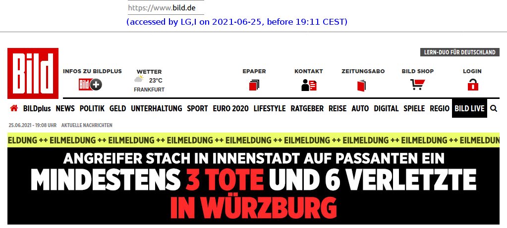 LGcommaI's tweet photo. #Einzelfall(?)
#Wuerzburg
#WuerzburgStabbingAttack
Tuerie à Würzburg en pleine rue: https://t.co/1f2ZZIT3cQ