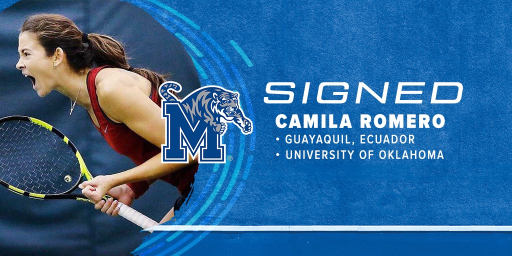 UofMTennis's tweet photo. WTEN | Camila Romero, Graduate Transfer from OU– Welcome to the Tiger Family! https://t.co/eY1av3az3c