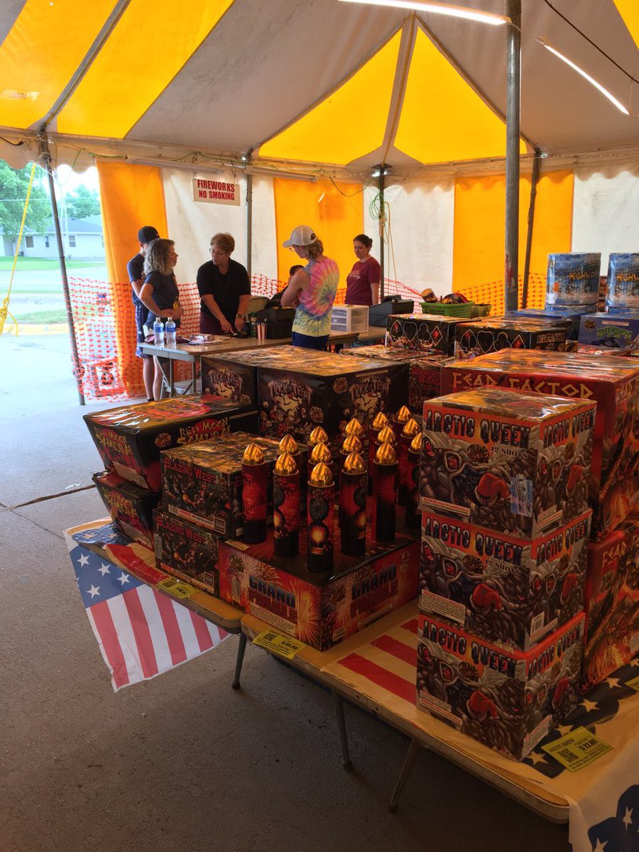 colleenkpetty's tweet photo. Fireworks stand open at Norfolk High School! #npspanthers https://t.co/vYb1jzp7YY