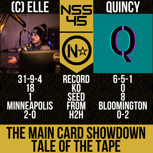NSS_MN's tweet photo. Tomorrow at #NSS45, the Road to the Bous Cup begins in the opening round of the playoffs! The top-seeded champion @OwenElleMN takes on (8) Quincy the Dabman, who looks to pull off the biggest upset in NSS history. They last faced at #NSS40 where Elle won 50-45! https://t.co/8NGzv6LXpt