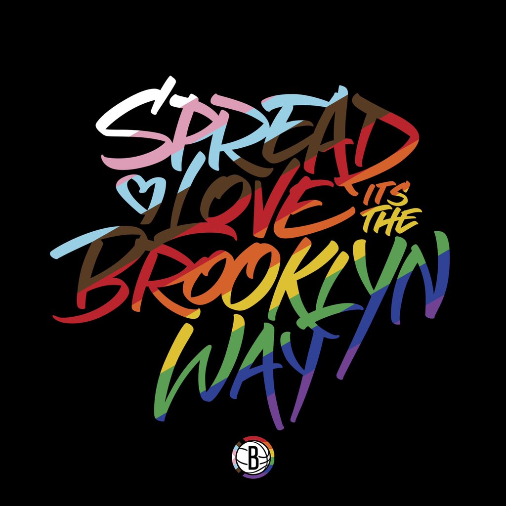 by_jkav's tweet photo. Spread love, it’s the Brooklyn way 

Created for @BrooklynNets • Happy Pride weekend 🙌🏼 https://t.co/55w9GBDmmc