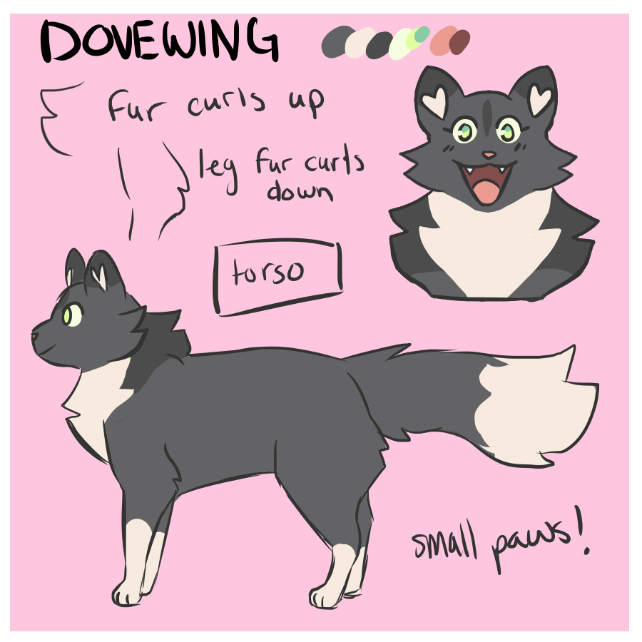(from 2018) not nuts about how i did the stripes, but i still like some of these (namely dove, ivy, and lion) REALLY like dove and ivy's still