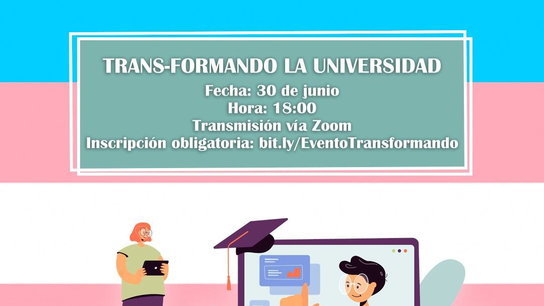 RSDerecho's tweet photo. Nos alegra invitarles al conversatorio "Trans-Formando la Universidad: Reformas Trans Universitarias". En este evento, estudiantes y activistes nos contarán más sobre los avances y retos de las reformas universitarias para reconocer las identidades de estudiantes trans (1/2) https://t.co/dIouzJ9so6