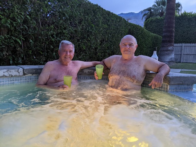 As promised--to celebrate Jim Kits' 10,000th follower on Instagram... Together again, and back by popular<a href="/tag/bathtub"class="tags"><span>#bathtub</span></a><a href="/tag/daddy"class="tags"><span>#daddy</span></a><a href="/tag/suitandtie"class="tags"><span>#suitandtie</span></a><a href="/tag/papi"class="tags"><span>#papi</span></a><a href="/tag/skinnydipping"class="tags"><span>#skinnydipping</span></a>