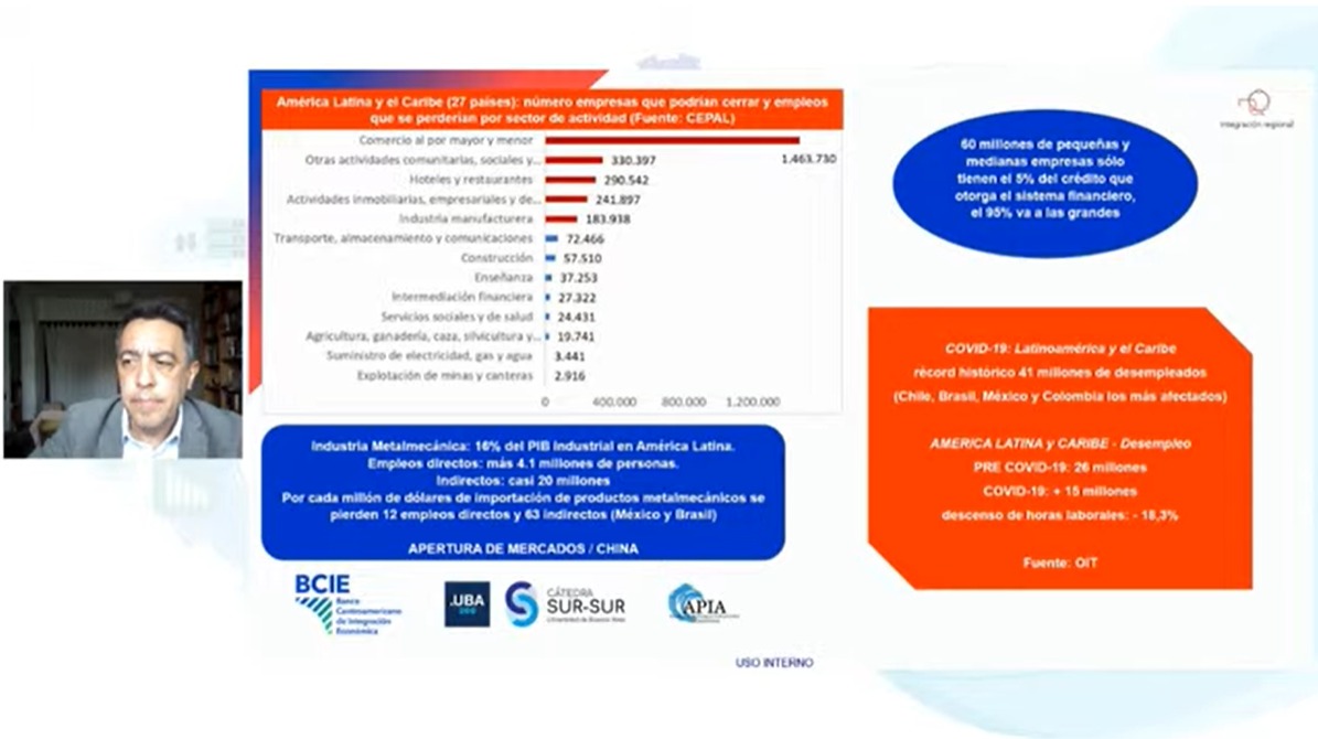 "La industria es una deuda urgente en América Latina".
Miguel Ángel Sánchez, 
Director en Consorcio Regional Portuario de Mar del Plata⁣
#APIA <a href="/BCIE_Org/">BCIE</a> <a href="/ubaglobal/">ubainternacional</a>