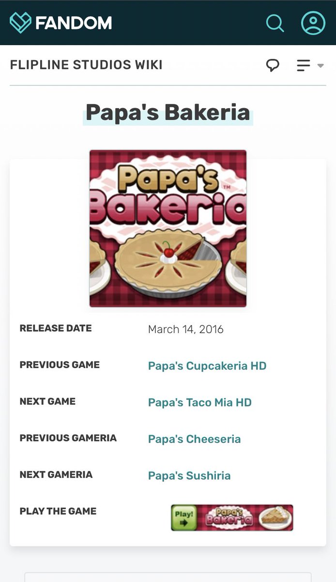 Papa's Cupcakeria HD, Flipline Studios Wiki