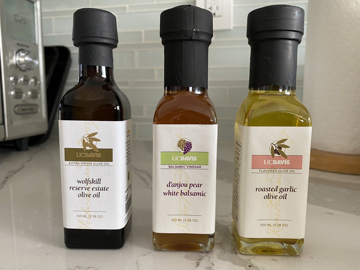 ucjamielam's tweet photo. How long are olive oils good for? Got these as speaker at 2021, 2019, and 2017 @ucdavis Information Security Symposium 😂 https://t.co/fhw621dALf