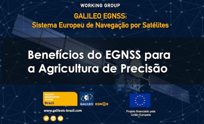 Primeiro encontro do Grupo de Trabalho Galileo e Agricultura de Precisão acontece na quarta-fera (30/6) com foco em oportunidades de negócios no Brasil. O período para se candidatar para entrar neste grupo de trabalho termina hoje! galileoic-brazil.com/working-group-…