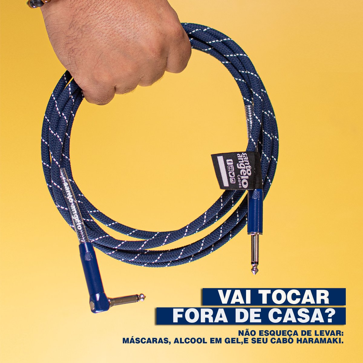 Você já conhece o Haramaki Cable da Santo Angelo? Esse cabo vem com o fio Amin Virus-Bac OFF, da Rhodia, com a ação antiviral e antibacteriana ! Que tal?