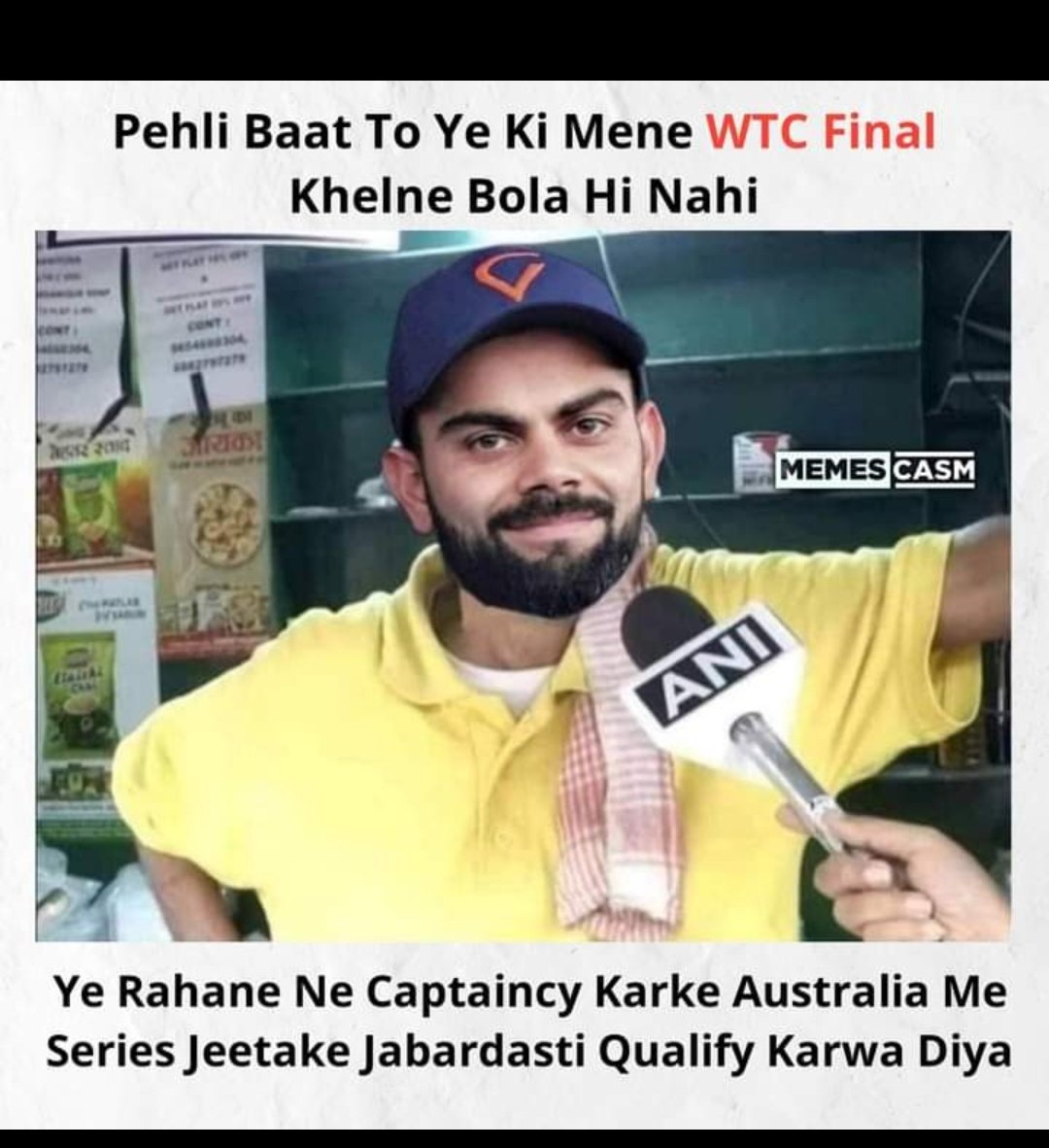 Debrat1579's tweet photo. @imVkohli Please give your resignation as the Captain from all format ! Let Rahane and Rohit lead the team in Test and White ball format respectively ! It's high time to keep your ego at one side and bring out the Sportsmanship !!
@BCCI @SGanguly99 @JayShah @imVkohli @ImRo45 https://t.co/i7VzUPIK7L