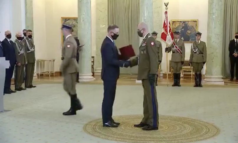 wojcikrp's tweet photo. Congratulations GEN #RajmundAndrzejczak 🇵🇱‘s visionary & reappointed CHOD! #PresidentDuda: “With your youth, came a completely new perspective on the development and functioning of the Armed Forces,” adding that the President,🇵🇱, 🇵🇱-Army, & Allies are counting on 🇵🇱’s CHOD! https://t.co/i2NiYAtocW