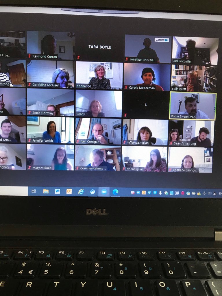 Full “room” &amp; plaudits &amp; tributes lead by <a href="/healthdpt/">Department of Health</a> Minister @RobinSwannMoH for <a href="/WesternHSCTrust/">Western Trust</a> CX @KilgallenA to mark her retirement. “Compassion, dedication, leadership &amp; commitment” helped to describe Anne’s work &amp; legacy. Rest easy Anne, and know that you made a difference