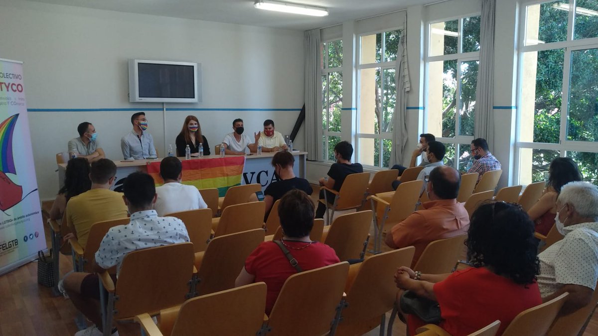 Esta tarde, hemos realizado un coloquio sobre la situación  del activismo LGTBI entre la población joven. Organizada por el <a href="/CJRMurcia/">Consejo de la Juventud de la Región de Murcia</a> y Jóvenes GALACTYCO. 🏳‍🌈 🏳‍⚧

#ENORGULLECT 2021 #Cartagena