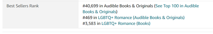 THIS IS NOT A DRILL

THE AUDIOBOOK FOR FEARLESS by @ShiraGlassman IS CURRENTLY #469 IN LGBTQ+ ROMANCE ON AMAZON

#sexnumber #salesgoals #puerileAF #wlwromance