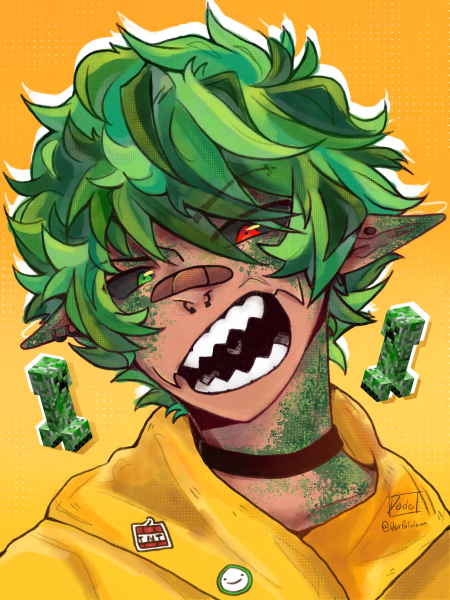 DerPotatowo's tweet photo. MDS OLHA ESSE CREEPER QUE EU ACHEI!!!!😳❤️❤️ (crédito ao artista) https://t.co/Tas6EYim3X