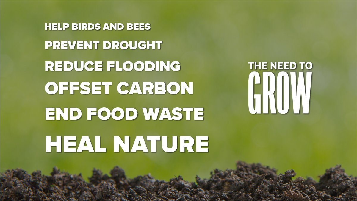 AFoodRevolution's tweet photo. Healthy soil is the key to fixing nearly all our environmental issues. 🔑
#TheNeedToGrow is the solution-focused film we need. You can watch it free for a limited time here: https://t.co/ip7BBtUUFr https://t.co/cNUgZPSrDS