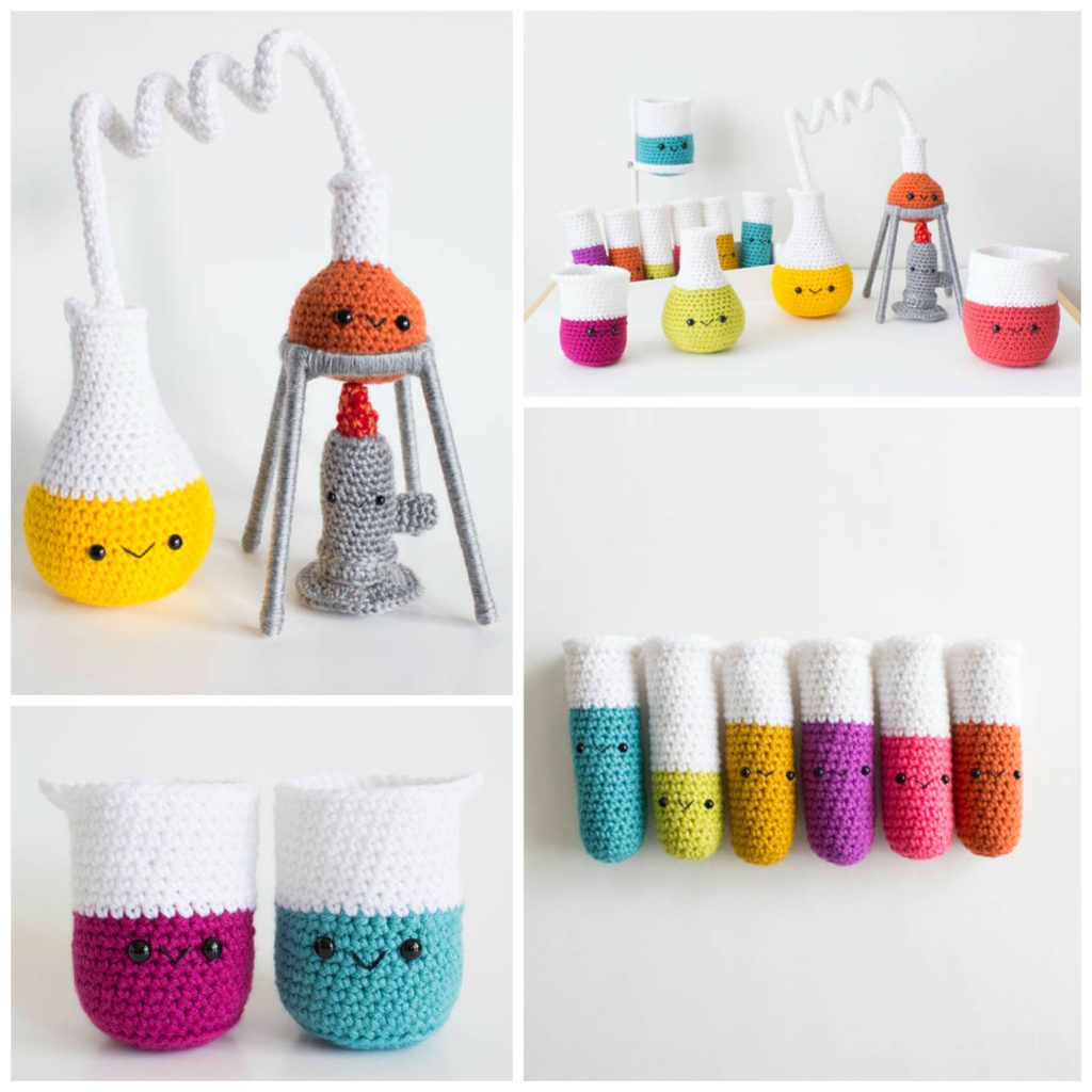 craftfoxes's tweet image. RT @knithacker: Crochet an Amigurumi Chemistry Set - So Cute and Super Smart Too! 👉 buff.ly/3x21zly #crochet #amigurumi