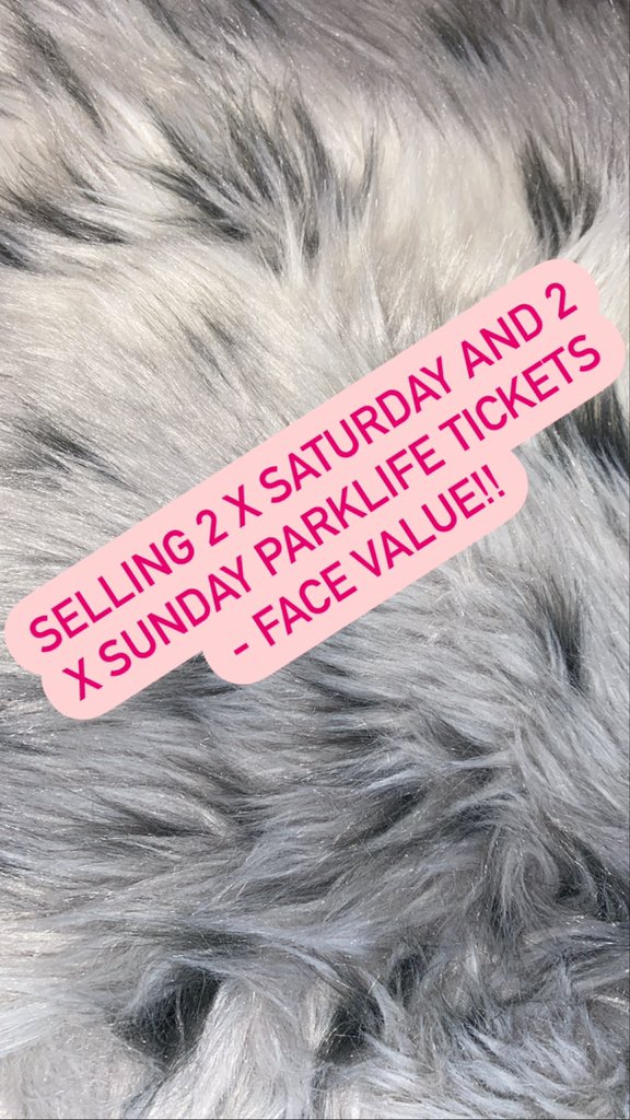 SaskiaElizabeth's tweet photo. Please retweet!! @Parklifefest #twickets https://t.co/bSYPgoRPLb