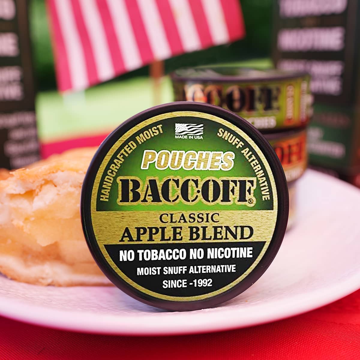 BaccOff_Snuff's tweet image. Get a FREE CAN of Classic Apple Blend Pouches with every order. Just use the code FREEAPPLE at checkout on our website (link in bio)

#BaccOff #packdipspit #spitblack #dippers #dipperforlife #girldippers #ladydippers #dipperslife