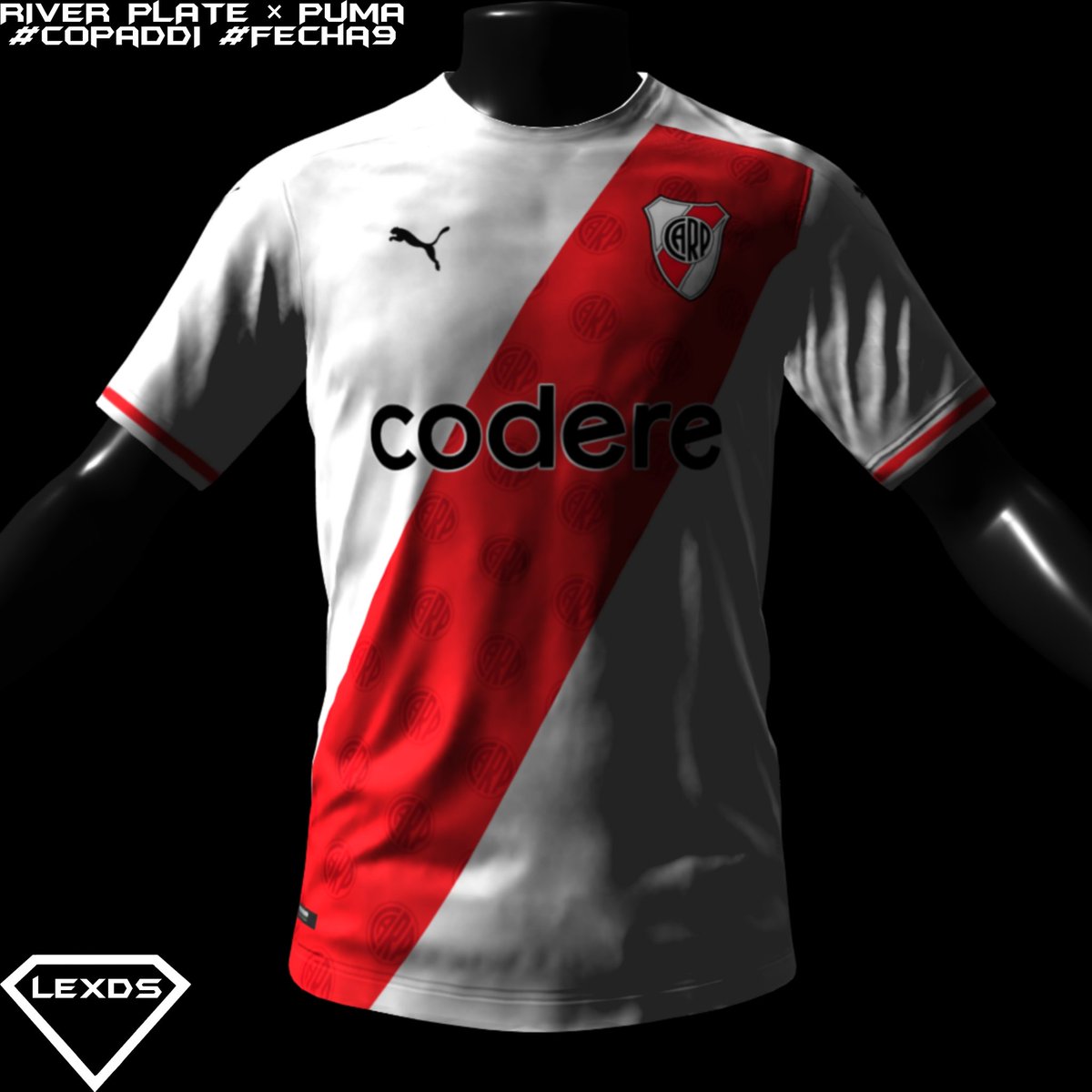 _lexds_'s tweet photo. River Plate × Puma
Siguiendo la tendecia de Puma de usar los escudos de clubes en forma de pattern, aplique el logotipo CARP en la banda
@DDI_oficial #CopaDDI #Fecha9 https://t.co/2T8FxNQkO5