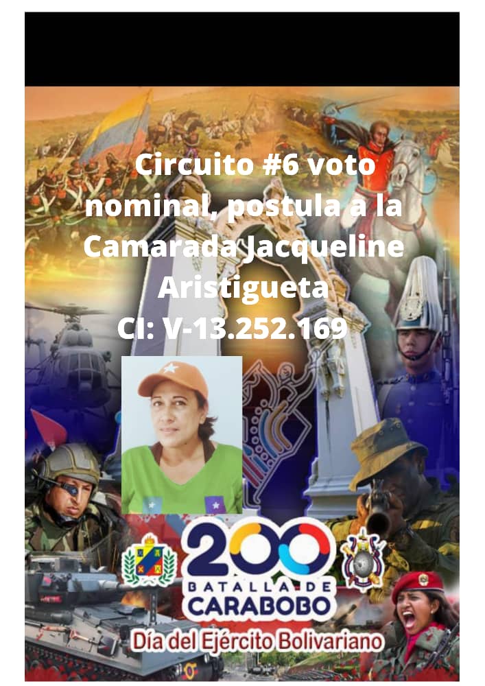 ChvezInvicto1's tweet photo. Las bases deciden 
#Este27YoPostulo
Por Caracas Voto lista
★ David Urgelles

Por el El Circuito#6 La Vega Caricuao Macarao
 ★ Jacqueline Aristigueta

★Roque García 

★ Adrianyela Elde 
#VolvamosALaSendaDeChavez 
@NicolasMaduro 
@roquepsuv 
@ConCiliaFlores https://t.co/mDeaBlhcZq