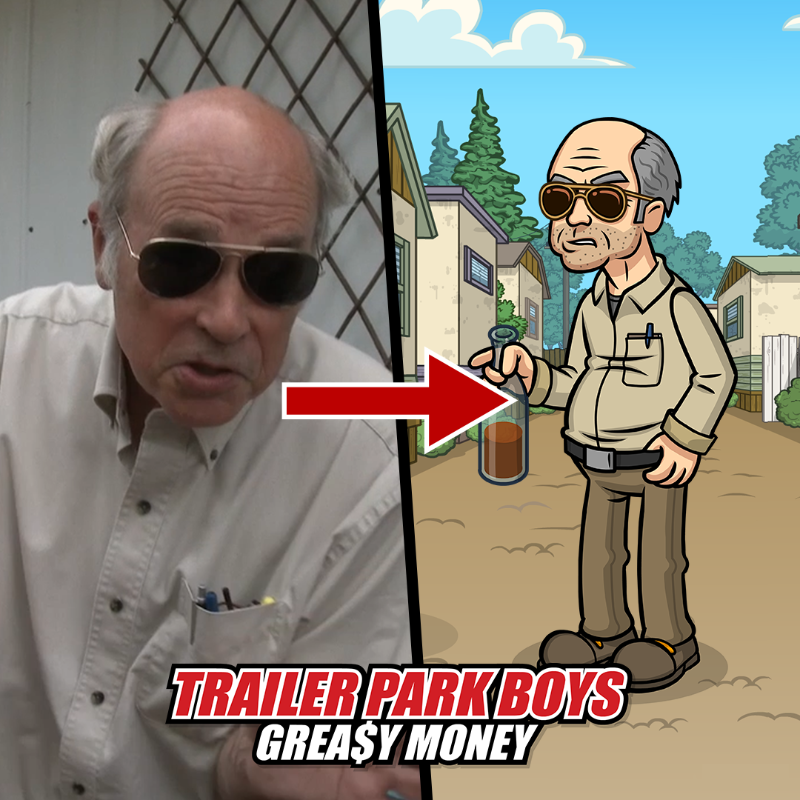 TPBGAME's tweet photo. Hitch a ride to Sunnyvale play the Trailer Park Boys mobile game with Bubbles, Ricky and Julian.