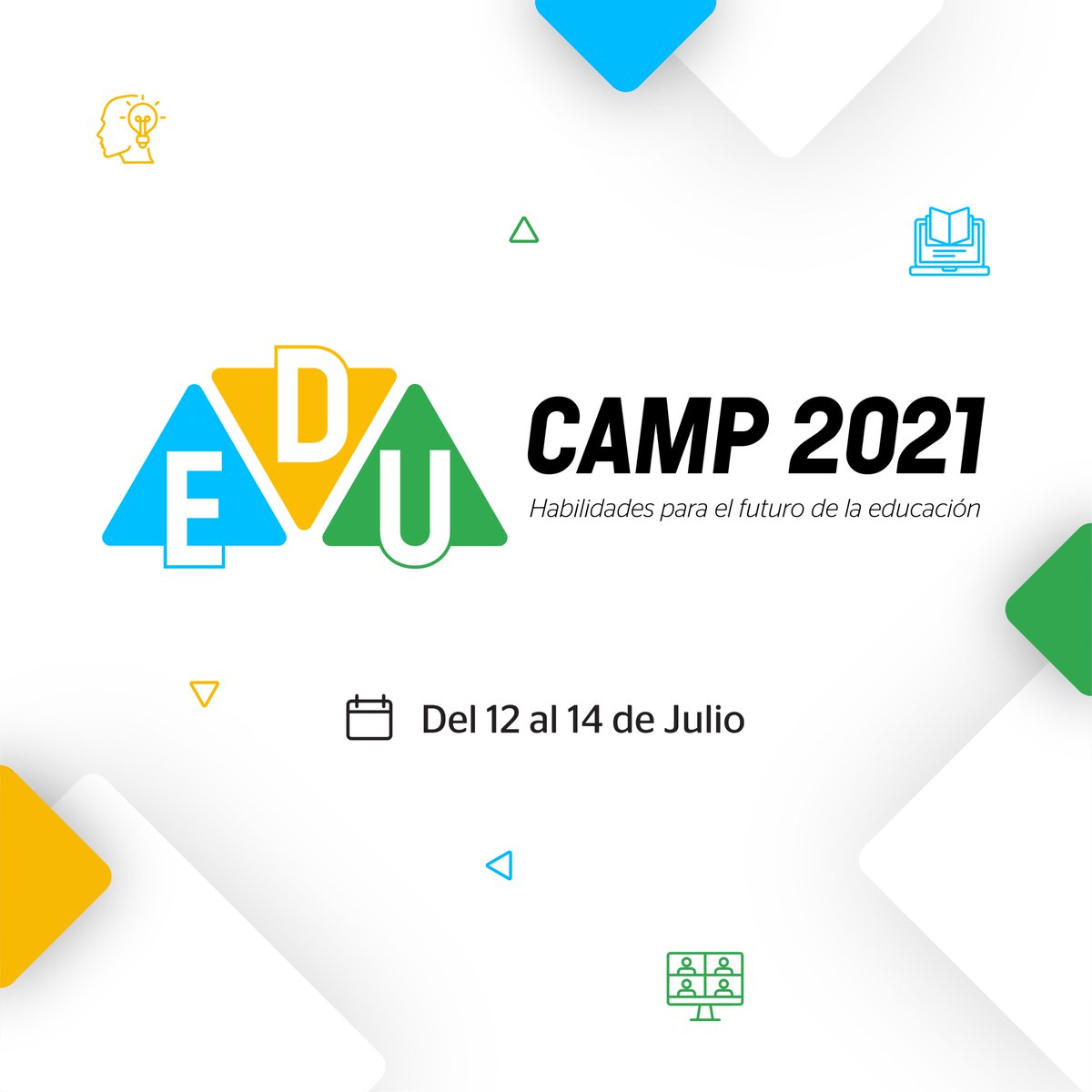 Te invitamos a ser parte de #EduCamp2021, un evento internacional que nace con el ideal de promover y fortalecer nuevas formas de enseñanza en línea que permita el intercambio de reflexiones y experiencias de aprendizaje.
➡️ Inscríbete gratis, aquí: educamp.utec.edu.pe