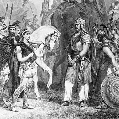 jst4fun45's tweet photo. Porus fought against Alexander in the Battle of the Hydaspes.
Alexander asked him ‘How should I treat you’; to which Porus replied ‘Treat me like a king treats the other king’. 
He also helped Chanakya &amp; Chandragupta Maurya to dethrone Dhana Nanda
#Facts #IndianHistory #KingPorus https://t.co/gSrVeudqsE
