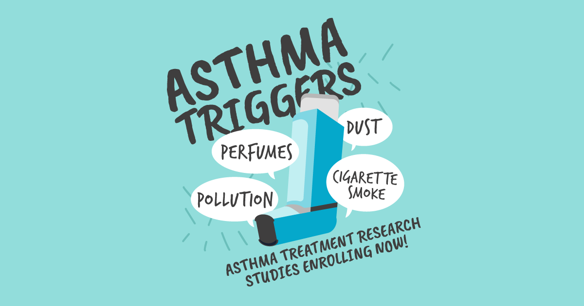 Don’t let #asthmatriggers get in the way of your summertime fun! #Asthma treatment studies may be an option for you.  bit.ly/3gIdHB6