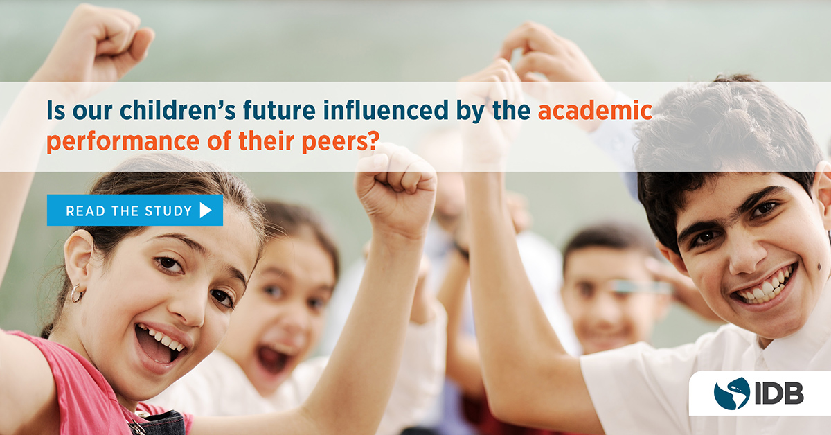 Our recent study examines how sharing a classroom with top-performing middle sch...