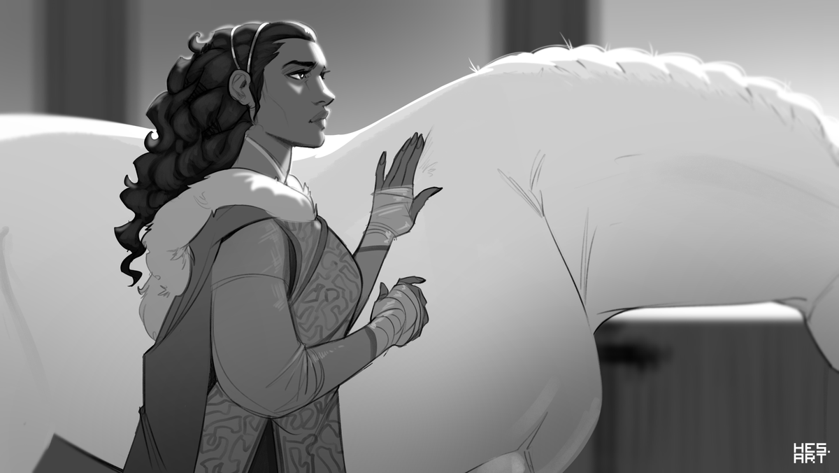 Throwback to when I was vibrating at peak horse girl (personal project work) 