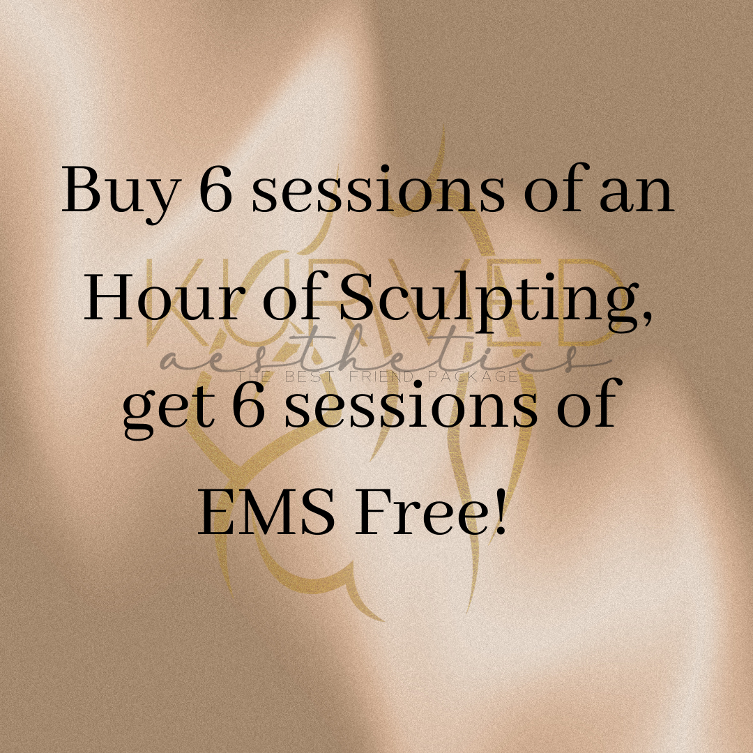 ⭐️ BOGO!! Buy a package of 6, get 6 free EMS sessions!

#cavitation #bogo #houston #laserlipo #pmu #rftherapy #focusonwhatyoulove #vacuumtherapy #woodtherapy #ems #emsculpt #bootylift #bodysculpting #bodycontouring #austin #webster #laporte #deerpark #beauty #wellness #sagemo