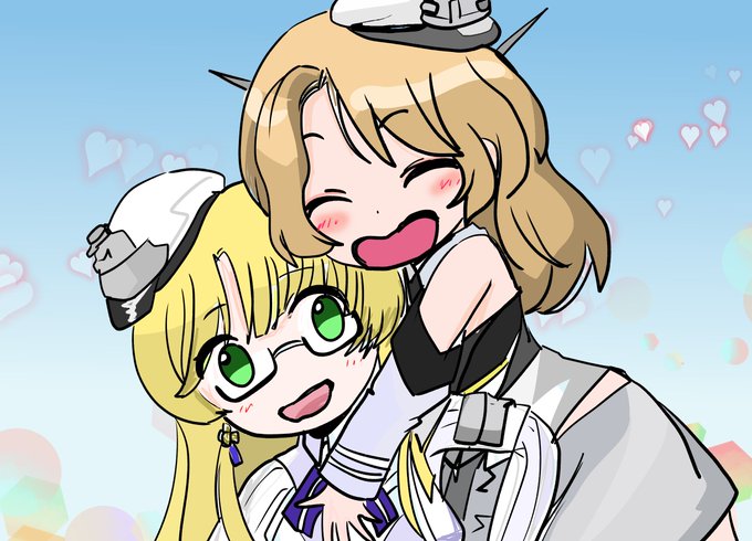 お姉ちゃんが着任して喜ぶヒューさんです 