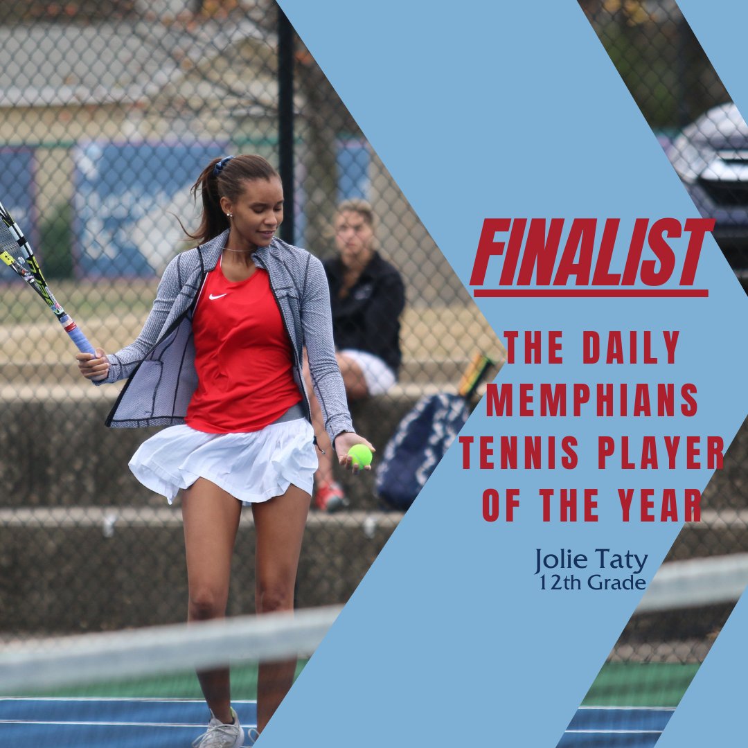 eaglessba's tweet photo. These two Lady Eagles were named Tennis Player of the Year Finalists by The Daily Memphian this week! Congrats to seniors, Sean Mullen and Jolie Taty, and their coach, Barbara Hervey, on yet another accolade for an incredible tennis season! #FridaysAreForTheNest #SBAAthletics https://t.co/LjimC2KoX9