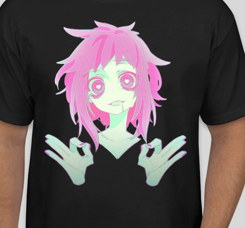 kazitheterrible's tweet photo. @korewamoe hi! i wanted to DM this but since your DMs are off: i was hoping you could give permission for me to print this shirt.. i couldn't find anything like it from your official merch https://t.co/6K8CgqFzhT