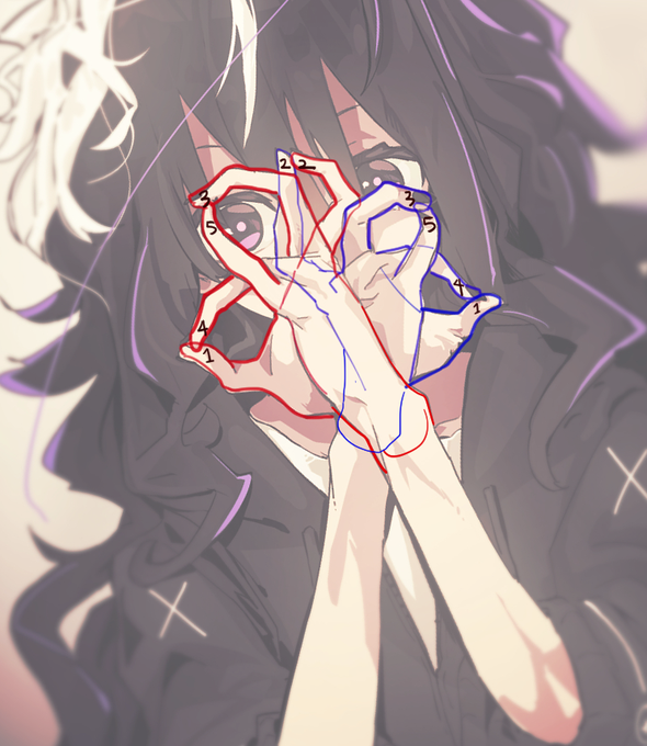 右人差し指にかなり無理がある 