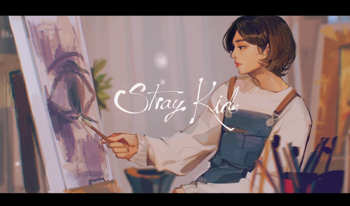 breloomings's tweet image. what should i do? #현진 #StrayKidsFanart