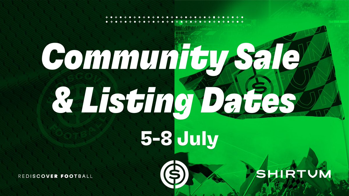 Shirtum's tweet image. ‼️ SAVE THE DATE

Our private sale is over, thanks to all of the lucky ones who joined us.

The community sale without vesting starts July 5th and our listing at @PancakeSwap on the 8/07.

👉 Know more here: shirtum.medium.com/save-the-dates…