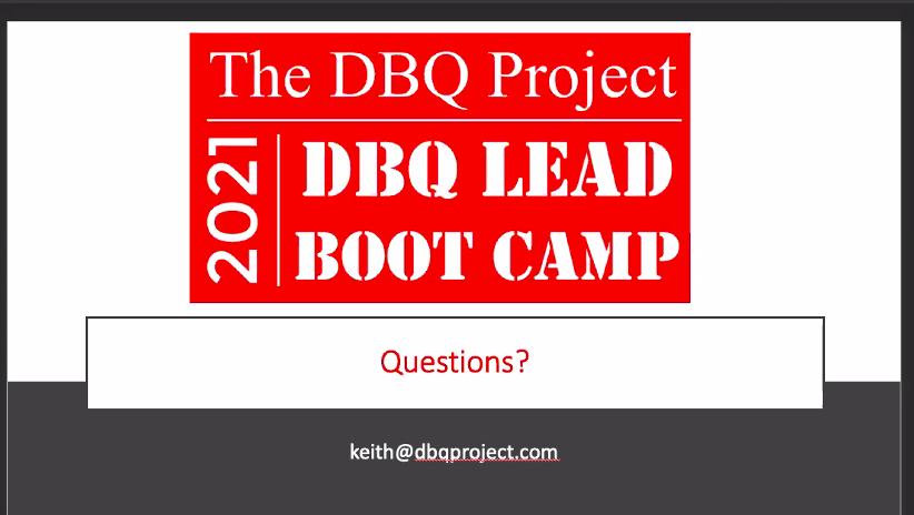 WHSSSTeach's tweet photo. @HistoryHyndshaw @APSsocstudies @DrNolanTweets Thank you so much for the past week with the DBQ Project! #DBQBootCamp #DBQLeadTeacher #DBQAhaMoment #DoYouDBQ https://t.co/pBgs0a2rv4