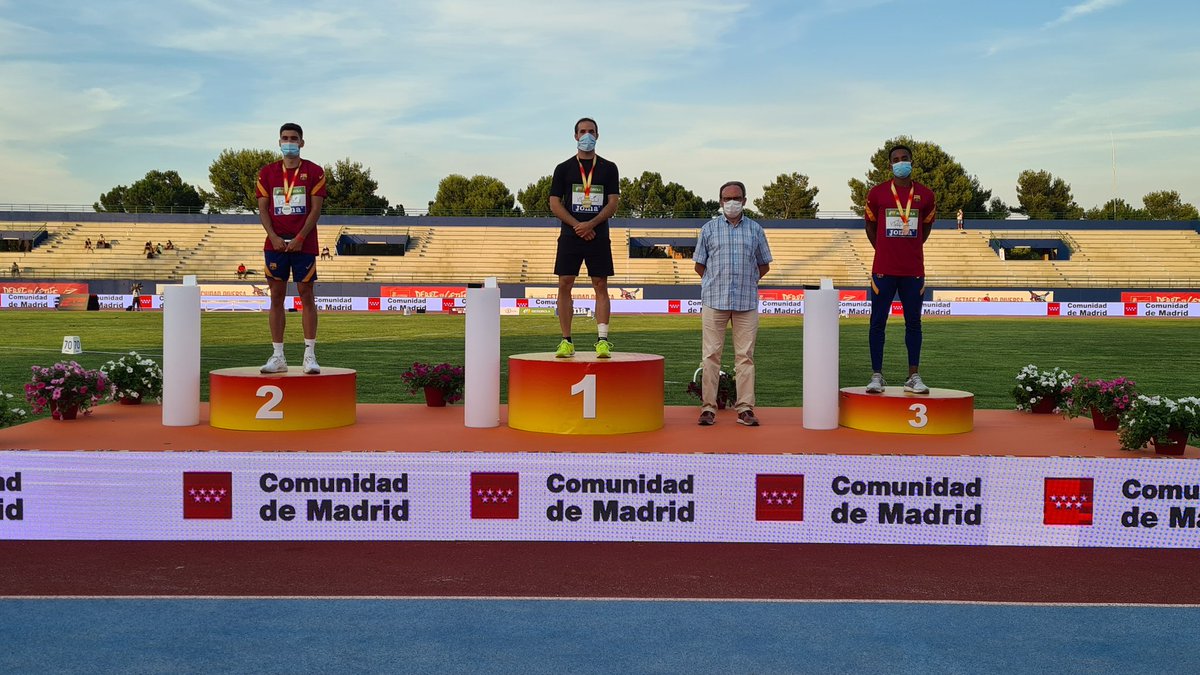 🚹 Podio Longitud #CEatletismo 

🥇 <a href="/Eusebio_Caceres/">Eusebio Cáceres</a> (8.03)
🥈 <a href="/hector_atm/">Hector Santos</a> (7.85 MT)
🥉 <a href="/jeanoku/">Jean Marie Okutu</a> (7.74 MT)

¡ENHORABUENA!
🔗bit.ly/3xZ2Utr