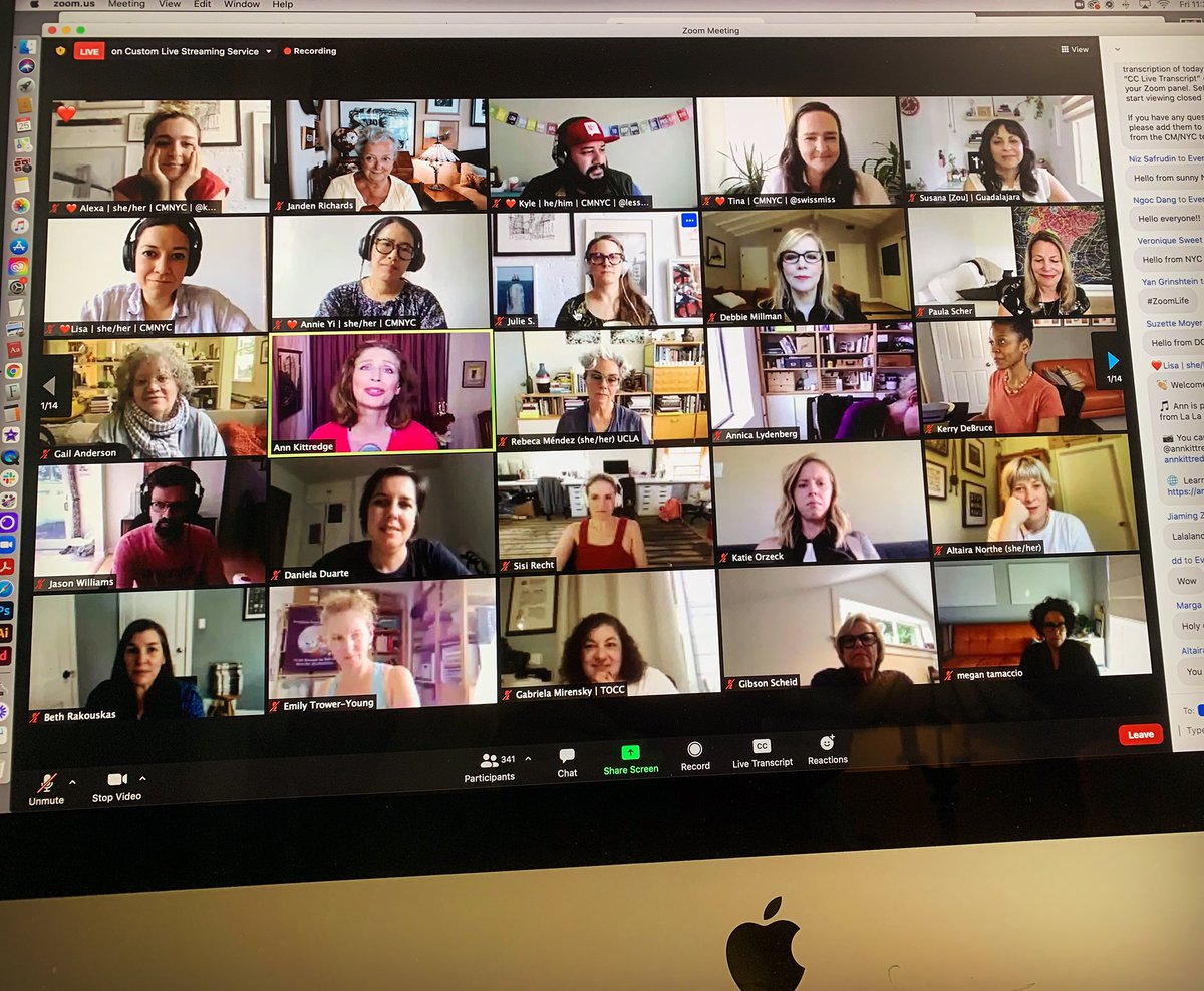 Thoughtful, stimulating conversation on CreativeMornings. The importance of tenacity is a favorite learning from the “Mothers of Design”. Greatful for the opportunity to be on this morning’s zoom with over 700 people. <a href="/NewYork_CM/">CreativeMornings/NYC</a> #CMmatriarchy