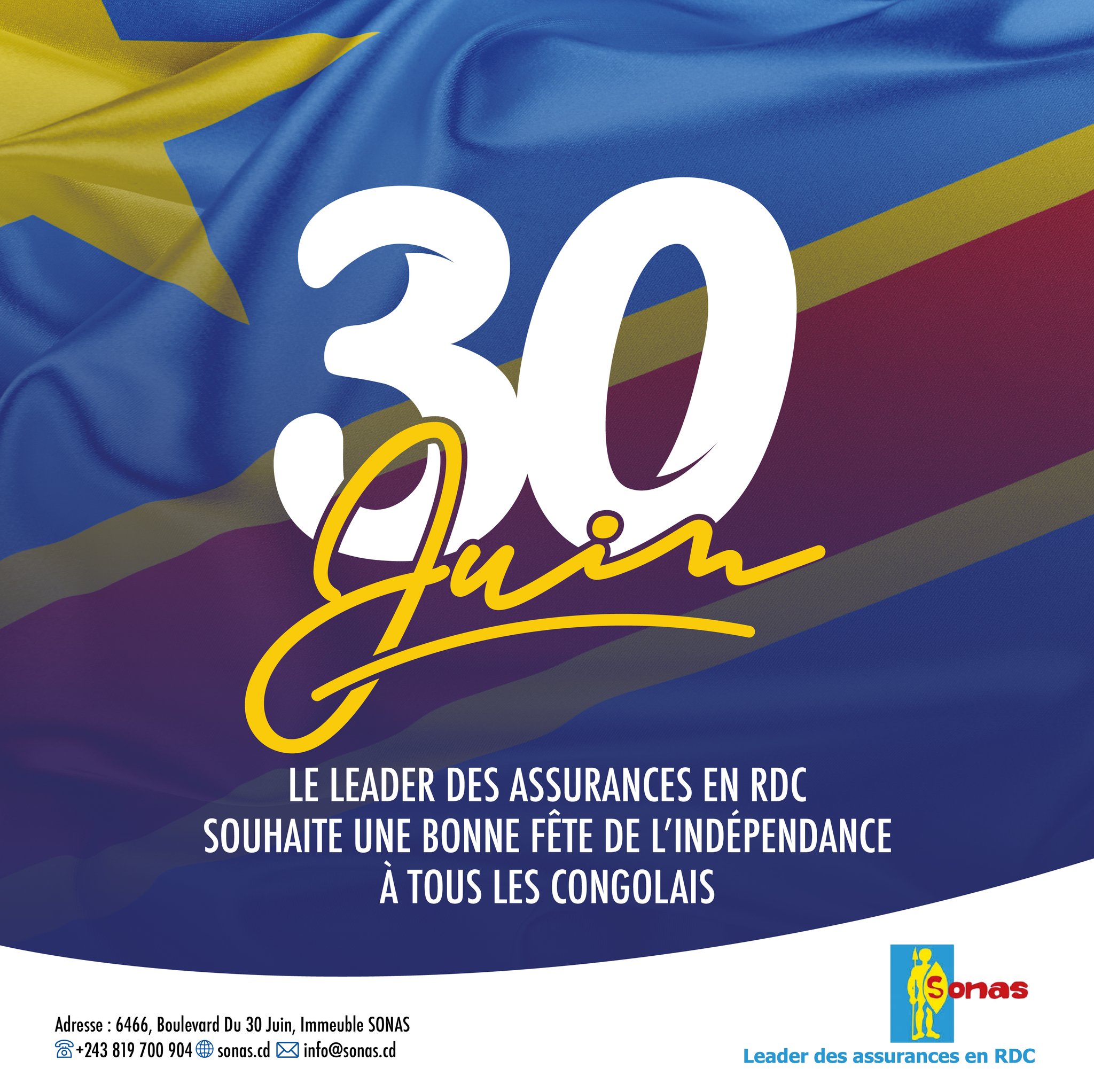 SONAS sa on X: "30 juin 1960- 30 juin 2021, 61 ans d'indépendance ...