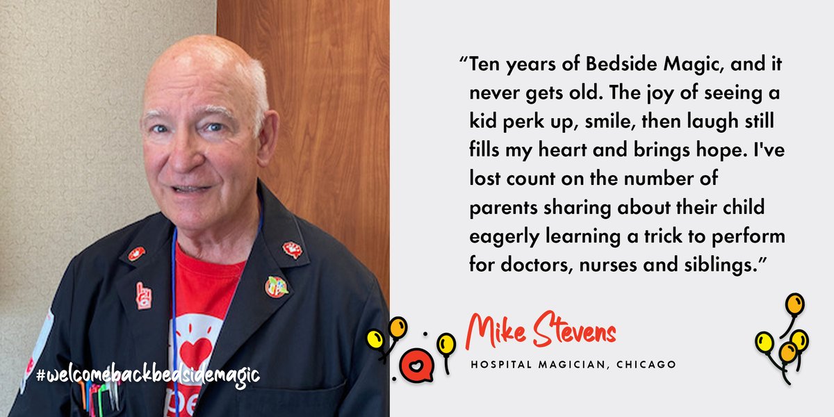 OpenHeartMagic's tweet image. Mike spent quarantine mastering a variety of tap dancing steps, including flaps, pick-ups, and the elusive shuffle ball change. Buffalos are how he prefers to enter the kitchen ... his wife can always hear him coming. #welcomebackbedsidemagic

🪄: openheartmagic.org/circle-of-hear…