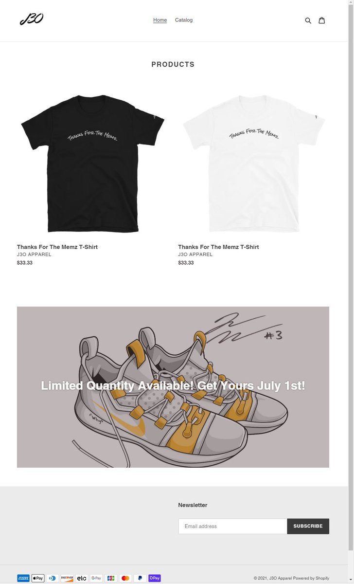 JordanBo_3's tweet photo. J3O apparel. Coming July 1st. https://t.co/X1kdrjTdDn