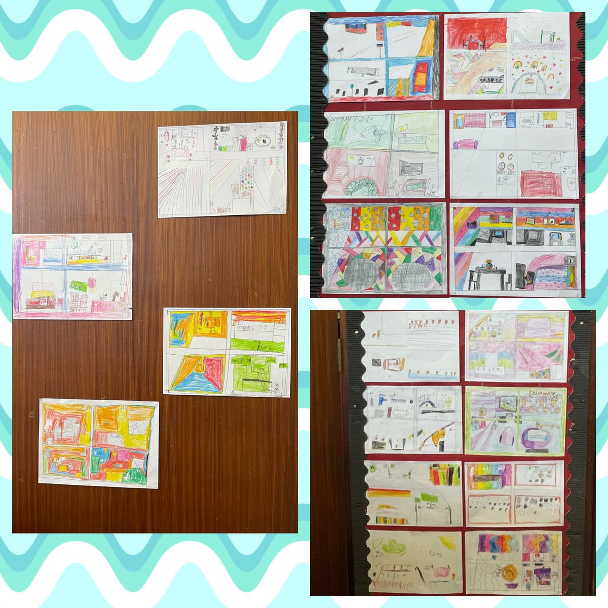 MrsMcC_StP's tweet photo. We explored the painting of “windows on the West” through our writing and talking. This inspired us to create our own artwork looking in through the different windows in Buzzhill Town. 🖼🎨🖌🪟#p43times #windowsonthewest #artistinspiration #throughthewindows #usingmyimagination https://t.co/rTKmoL8goX
