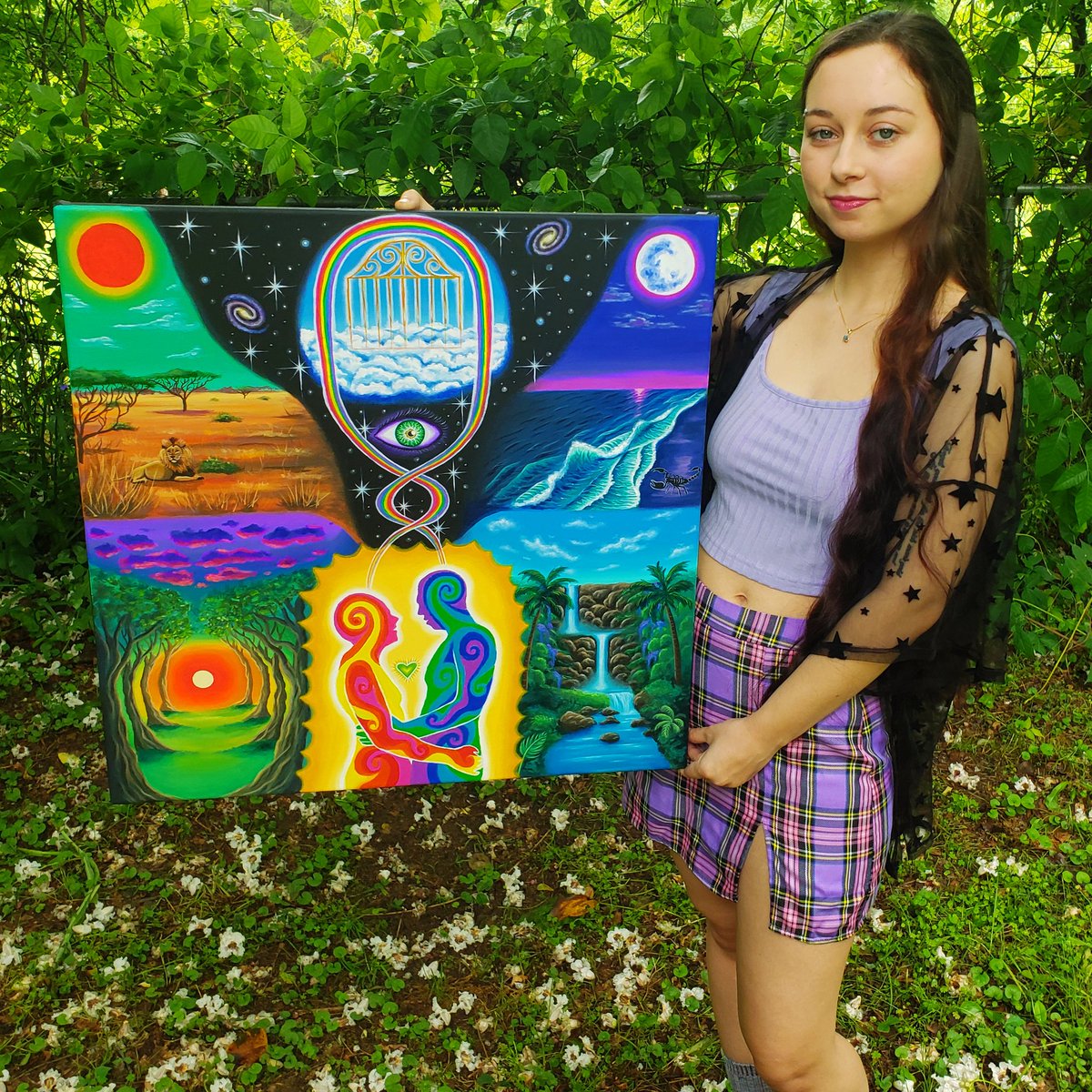 alteredmoonart's tweet photo. It's my birthday and all I want is for more people to see my art💜🥰 https://t.co/wAw6In8Xp8
