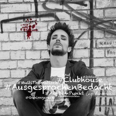 #AusgesprochenBedacht, #Multithematisch, #AufDenPunkt, #Clubhouse, #NeuesProfilbild