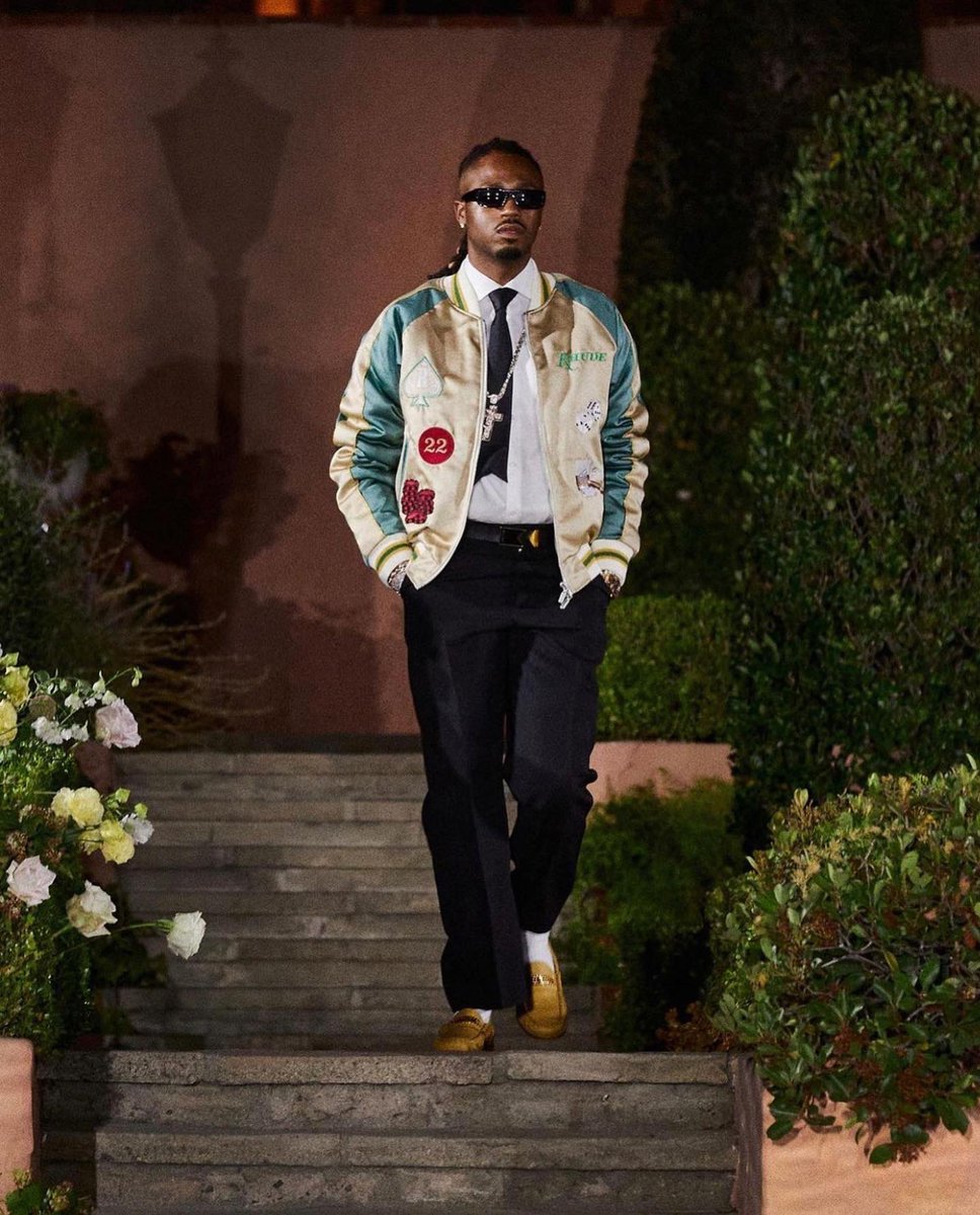 MetroBoomin's tweet photo. young metro for RHUDE SS22 🎲🎰 https://t.co/cmCNOriutv