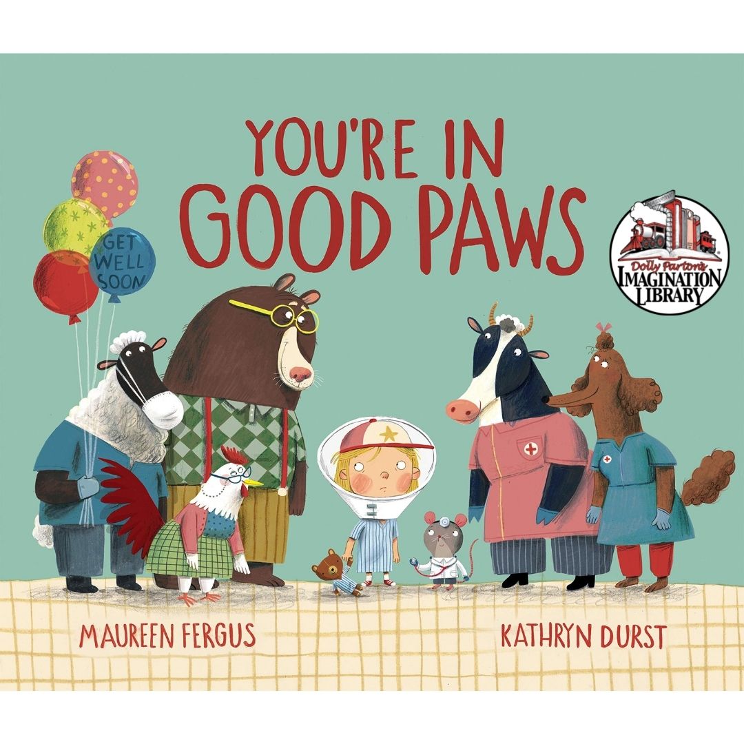 Imagination Library (@dollyslibrary) on Twitter photo "You're in Good Paws" by @MaureenFergus with illustrations by <a href="/KathrynDurst/">kathryn durst</a> is about a young child's visit to a hospital that turns out to be run by animals! A hilarious book to #ReadAloud with your little one. #DollysLibrary #CanadaBook #ReadOnCanada "You're in Good Paws" by @MaureenFergus with illustrations by <a href="/KathrynDurst/">kathryn durst</a> is about a young child's visit to a hospital that turns out to be run by animals! A hilarious book to #ReadAloud with your little one. #DollysLibrary #CanadaBook #ReadOnCanada